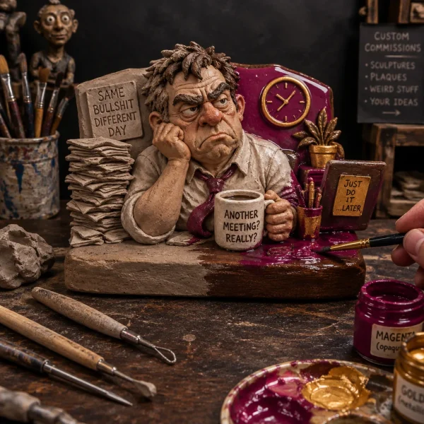 Your Insult, Sculpted — Custom Commission